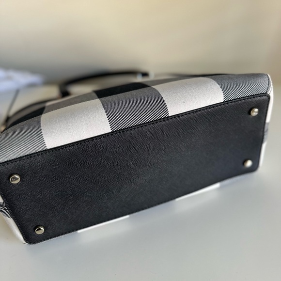 Kate Spade Gingham Top Handle Handbag - Picture 9 of 9